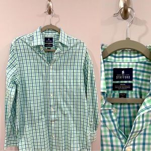 Stafford plaid button up
